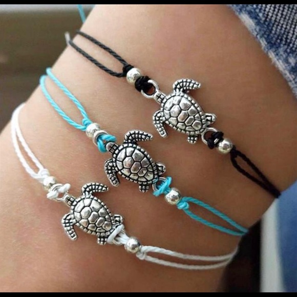 Turtle ankle bracelet 3 choices - Picture 2 of 5